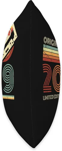 Vista 2 de Retro Limited Edition 2019 Cassette Tape 7th Birthday Throw Pillow