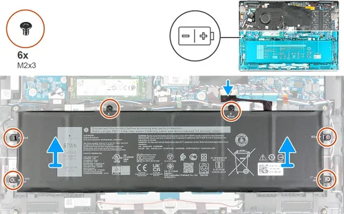 Vista 7 de DELL V6W33 - Batería de 4 celdas para Dell Latitude 3320 3330 3420 3520 3530 3445 5430 Vostro 3510 3511 3515 3520 3525 5310 5322 0 342 0 3425 3430