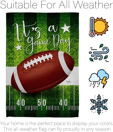 Vista 6 de Decoración del Super Bowl 2023 para decoración del hogar, arte de pared para habitación, patio, porche, césped, jardín, bandera, poste, tapiz al
