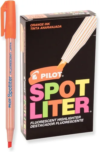 Vista 4 de Pilot Spotliter - Resaltadores fluorescentes, punta de cincel, morado, paquete de 12 (49011)