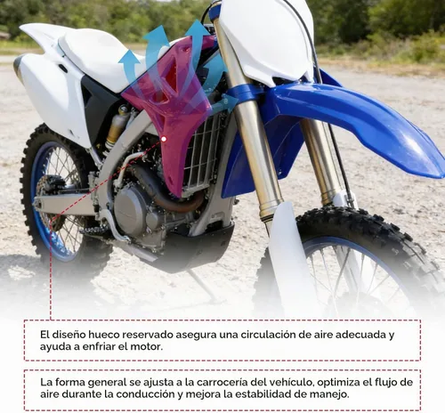 Vista 5 de Kit de carenado de cubierta lateral de guardabarros de plástico ABS para Yamaha TTR 50 TTR50 2006-2021