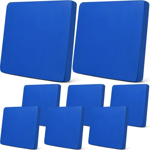 Vista 26 de Newwiee Funda de cojín, para cojín de asiento de sofá o sillón, 8 unidades, elástica, para sofá, muebles de patio y exteriores, de repuesto, suave