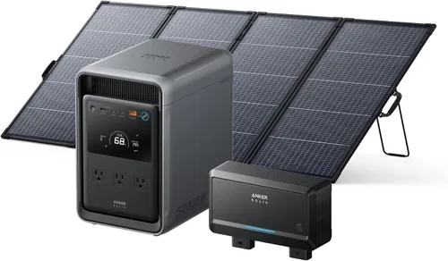 Vista 14 de Anker SOLIX S2000 Estación de energía portátil con panel solar de 400 W