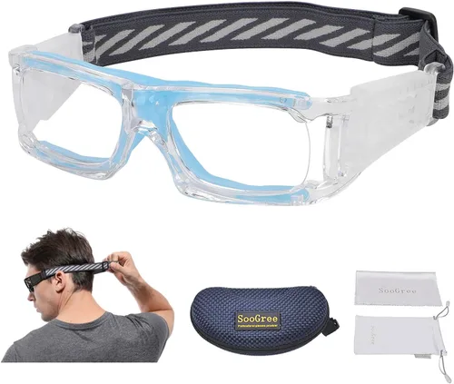 Vista 13 de SooGree Gafas protectoras de baloncesto y fútbol para hombres y mujeres
