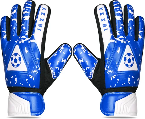 Vista 7 de Guantes de portero juvenil con doble protección para la muñeca, material de látex antideslizante