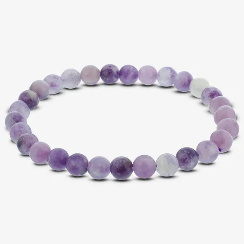 Vista 678 de Gem Avenue Handmade Round Bead Stretch Bracelet Unisex Natural Stone Beaded Jewelry for Men & Women, Elastic Wristband for Daily Wear