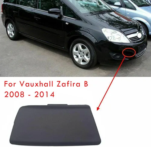 Vista 2 de Para Vauxhall Zafira 2008-2014, cubierta de remolque delantero, herramienta de imprimación, accesorios de remolque, tapa de parachoques