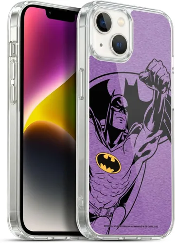 Vista 352 de Head Case Designs Funda de gel con licencia oficial de Batman DC Comics Bat Signal Logos [protección de grado militar] compatible con Apple iPhone 7