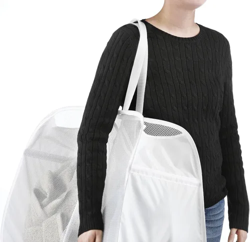 Vista 2 de Whitmor Cesto doble para ropa sucia Pop & Fold