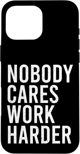 Vista 18 de Funda de regalo para iPhone 13 Nobody Care Work Hard Actitude Grit Hustle Success