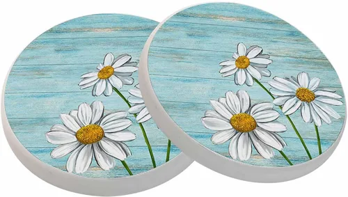 Vista 16 de Posavasos de campo de fútbol americano para bebidas, posavasos para mesa de cerámica, con base de corcho para decoración del hogar, 2