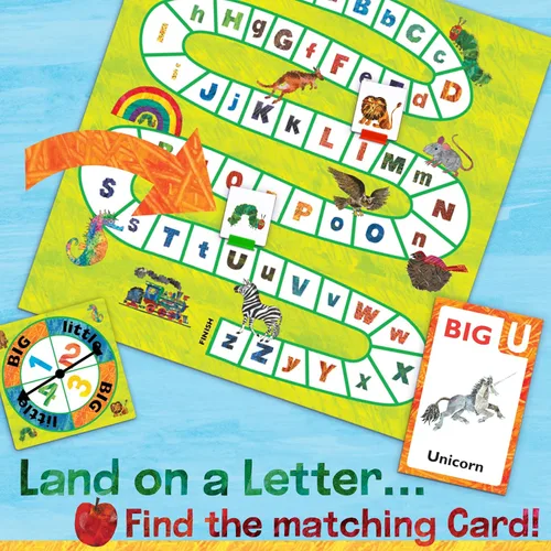 Vista 8 de Very Hungry Caterpillar Spin & Seek ABC Juego de aprendizaje preescolar, a partir de 3 años