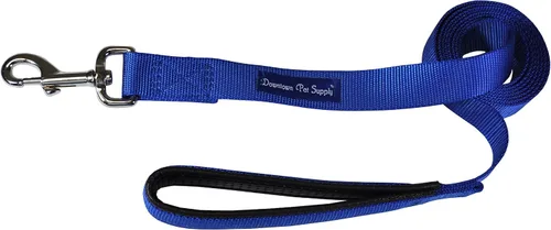 Vista 4 de Correa para perro fuerte y durable (azul, rojo, negro, morado, rosa, 6 ft, 4 ft, 2 ft), por Downtown Pet Supply, Negro