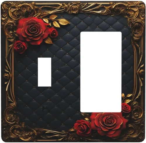 Vista 86 de Decorative Outlet Covers Blue Background White Cat Daisy Floral 2-Gang 1-Gang Wall Plate Single Toggle/Rocker Farmhouse Style Light Switch Covers