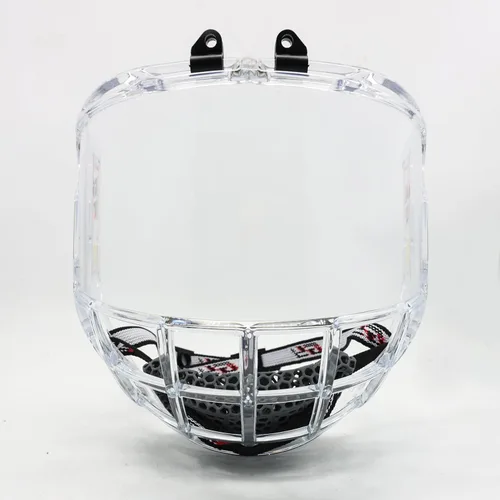 Vista 2 de GY Casco de Hockey Completo con Visera para Adultos y Jóvenes, Protector Facial Anti-Rasguños/Anti-Empañamiento/Certificado CE