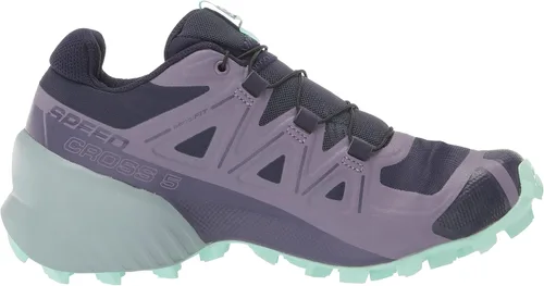 Vista 6 de Salomon Zapatillas de correr Speedcross 5 Trail para mujer, Azul Patchwork, B(M) US