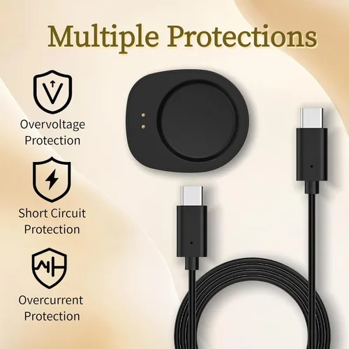 Vista 3 de Base de carga para Amazfit Bip Max/T-Rex3/Active Max