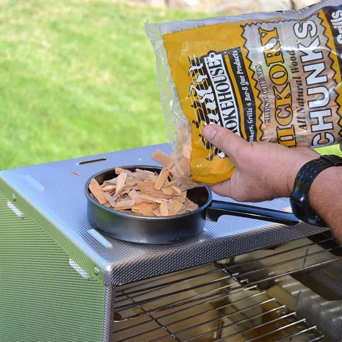 Vista 8 de Smokehouse Productos Todos los trozos de madera con sabor natural para ahumar