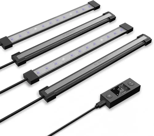 Vista 10 de AC Infinity IONBEAM S11, Barras de luz de cultivo LED de espectro completo de 11", Diodos Samsung LM301H EVO de penetración más profunda