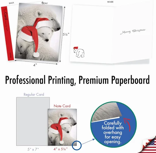Vista 6 de The Best Card Company Paquete variado de 10 tarjetas navideñas de felicitación con sobres, surtido festivo de humor para hombres y mujeres