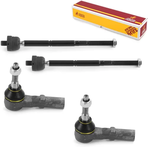 Vista 220 de Metrix Premium Chassis Parts - Kit de 4 piezas de extremos de barra de acoplamiento frontal exterior e interior compatible con Nissan Pathfinder