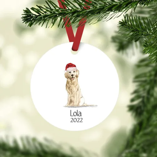 Vista 14 de Adornos de Navidad personalizados para perros, Adorno personalizado de perro boyero de Berna de Zmoicky, Adorno conmemorativo personalizado