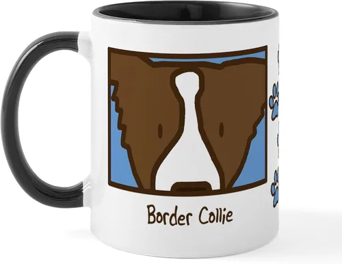 Vista 9 de CafePress Anime Brown Border Collie Mug 11 oz (325 ml) Ceramic Coffee Mug