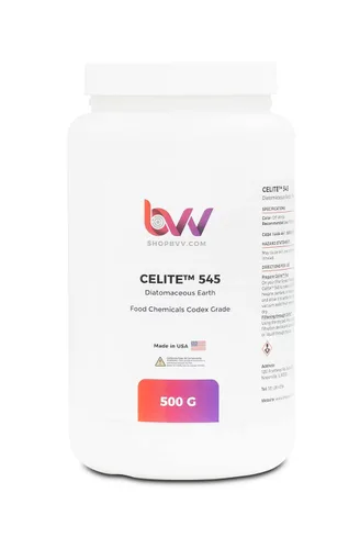 Vista 5 de BVV Celite 545 Tierra de diatomeas (grado de códice alimentario) Bolsa de 4,5 micrón-50 libras