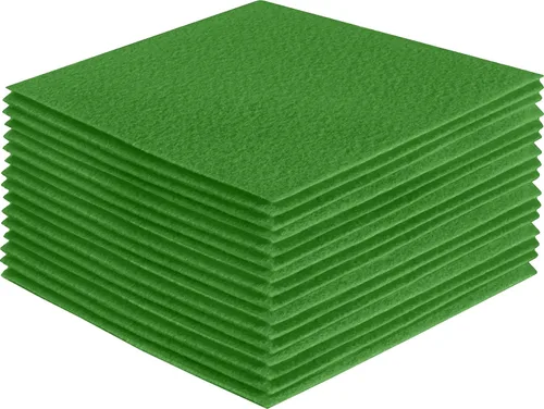 Vista 244 de FabricLA Hojas de fieltro acrílico para manualidades, cuadrados de fieltro precortados suaves de 4 x 4 pulgadas (3.9 in x 3.9 in), utiliza hojas