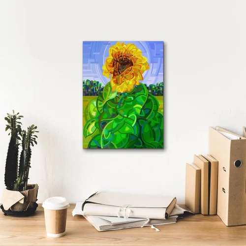 Vista 8 de Epic Graffiti 'Pinwheel' de Mandy Budan, arte de pared en lienzo, 12 x 16 pulgadas