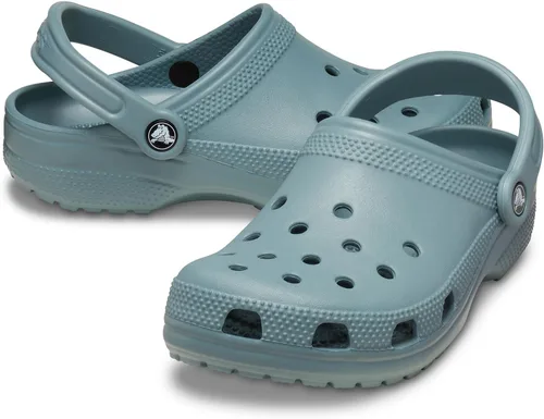Vista 6 de Crocs Zuecos clásicos unisex para adultos, zuecos para mujeres y hombres, estanque, 11 mujeres/9 hombres