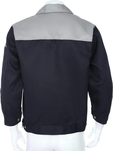 Vista 4 de JEATHA Uniforme mecánico de manga larga para hombre, uniforme de trabajo, para taller, trabajo automático con bolsillos