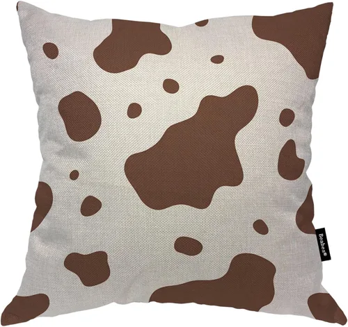 Vista 40 de Funda para cojín Beabes de 18"X18" con ancla, diseño náutico azul y blanco a rayas, funda de almohada cuadrada de algodón y lino para el hogar