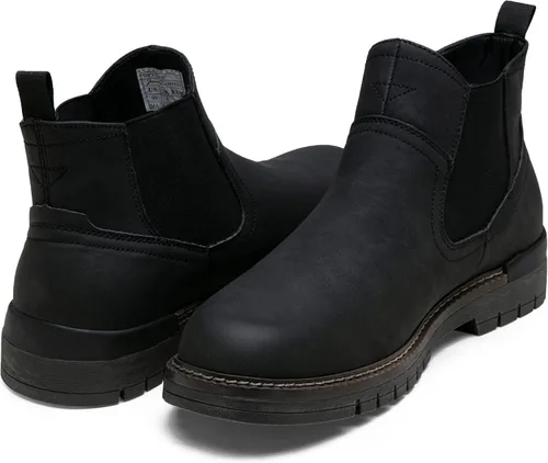 Vista 6 de Jousen Chelsea - Botas informales al tobillo, sin cordones, impermeables, para hombre