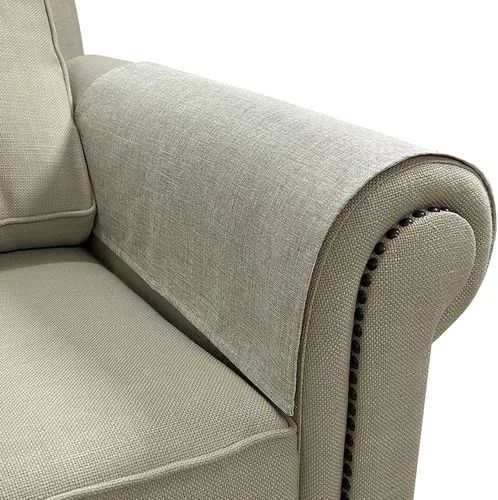 Vista 9 de Fundas para Brazos de Sofá, Funda Antideslizante para Reposabrazos de Sofá Reclinable, 2 Fundas Lavables para Brazos de Sofá, Protectores de Brazos