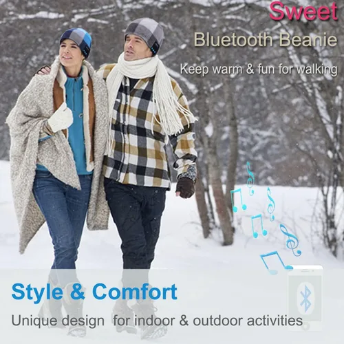 Vista 91 de Rotibox - Gorro inalámbrico con Bluetooth para deportes al aire libre, regalo de Navidad.