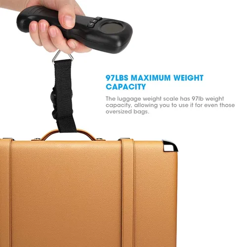 Vista 3 de Estink - Báscula para equipaje 44 kg97 lb diseño de equipaje