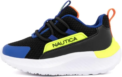 Vista 2 de Nautica Tenis deportivos para niños y niñas, tenis ligeros para correr, para niños pequeños, niños pequeños y grandes