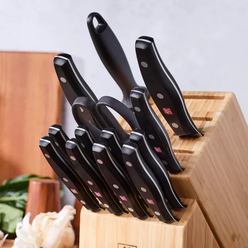 Vista 3 de Zwilling Twin Signature Friodur - Juego de cuchillos endurecidos con hielo