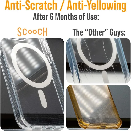 Vista 6 de Scooch para MagCase Compatible con iPhone 12 Mini Incluyendo MagRing 2.0, Soporte para Teléfono Compatible con MagSafe y Pata de Soporte