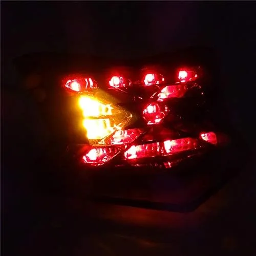 Vista 6 de Luz trasera trasera intermitentes de freno Luz LED integrada para Kawasaki Z650 Z900 Ninja 650 2017 2018 2019 2020 2021 (cromo)