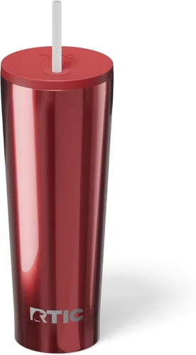 Vista 33 de RTIC Vaso Térmico Diario de 20 onzas de Acero Inoxidable Portátil con Aislamiento, Taza de Café de Viaje con Pajita, Forro de Cerámica, Tapa