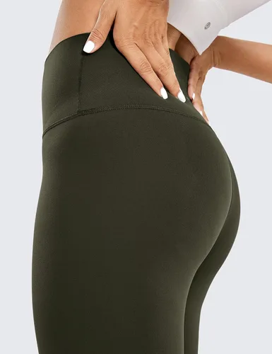 Vista 3 de CRZ YOGA Butterluxe - Leggings capri de cintura alta para mujer, 17 pulgadas, 19 pulgadas, 23 pulgadas, pantalones de yoga suaves para entrenamiento
