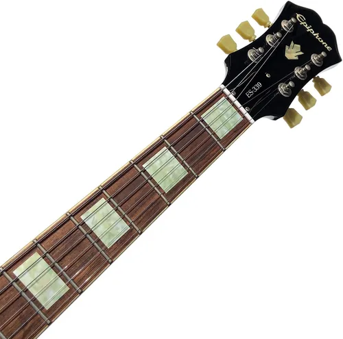 Vista 4 de Adhesivos de marcaje para diapasón para guitarras y bajos - Bloques LP/SG - Perla blanca envejecida, F-005BL-AW