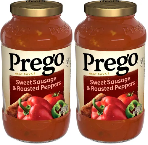 Vista 58 de Prego Salsa de carne boloñesa, tarro de 23.5 onzas