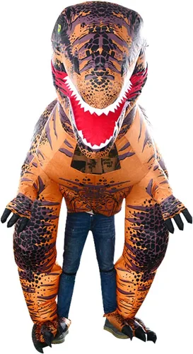 Vista 5 de Disfraz inflable T-Rex 2.0 unisex para Halloween Cosplay Dress-Up