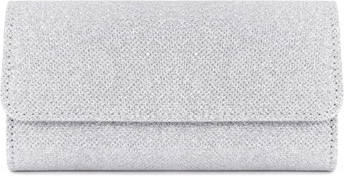 Vista 2 de Naimo - Deslumbrante bolsa pequeña de solapa con cadena desmontable para eventos nocturnos