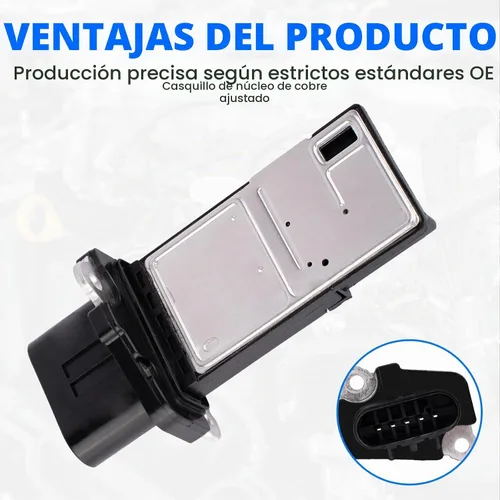 Vista 4 de Medidor de sensor de flujo de aire masivo MAF 12576410 213-4222 15865791 compatible para Lacrosse 2010-2016, CTS 2014-2018, Camaro 2010-2014