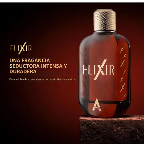 Vista 4 de Atralia Elixir Eau de Parfum para hombre, 3.4 fl oz Perfume amaderado ámbar fresco para hombres Fragancia de larga duración con menta, lavanda