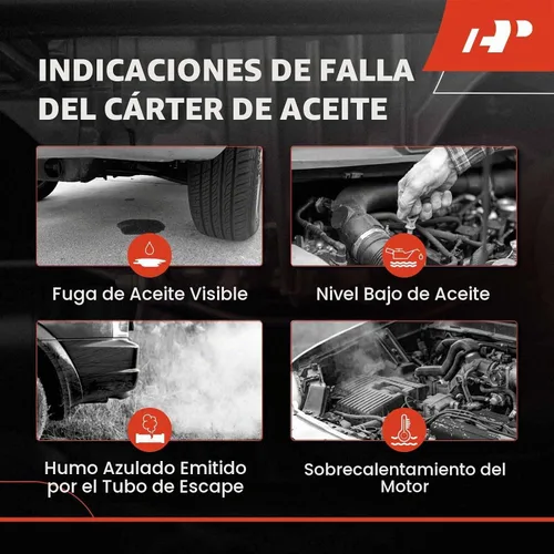 Vista 8 de A-Premium - Sump de aceite de motor con tapón de drenaje